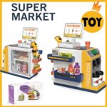 🛒Mini Supermarket Checkout Playset – Pretend Play Grocery Toy
