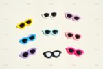 😎Mini Colorful Sunglasses Charms