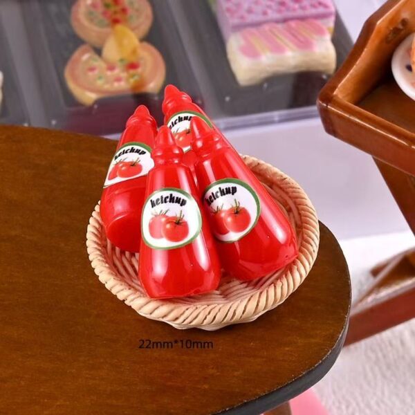 🍅Mini Ketchup & Mustard Bottle Charms