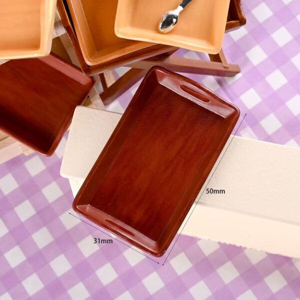 🍞Zakka-Style Mini Wooden Bread Plates