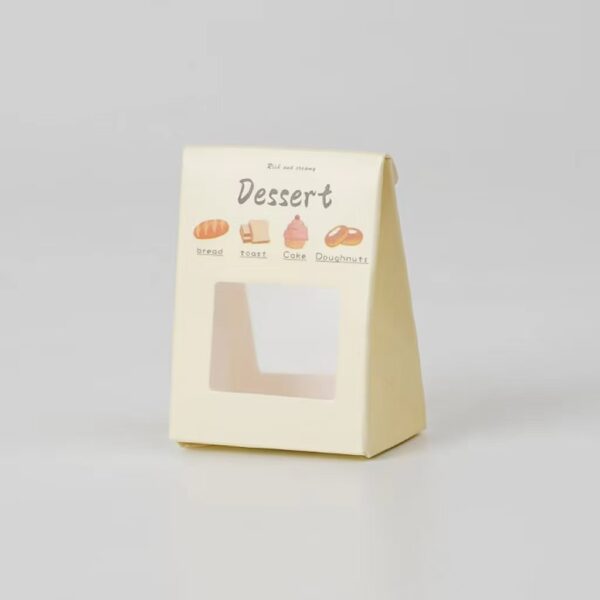 🍞Mini Dessert & Toast Bags – 1:12 Scale Dollhouse Accessories for Bakery Scenes & Pretend Play