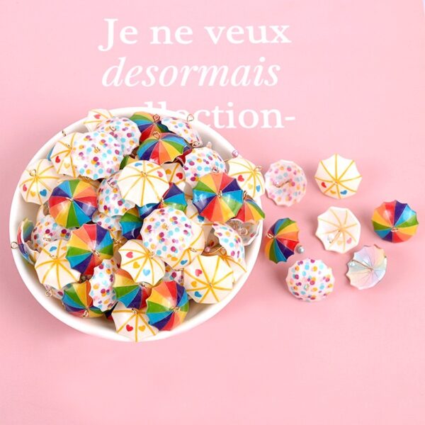 ☂️Mini Colorful Umbrella Charms