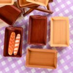 🍞Zakka-Style Mini Wooden Bread Plates