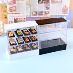 🍞Mini Wooden Bread Tray – 1:12 Scale Dollhouse Serving Board for Bakery & Food Scenes