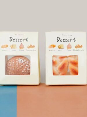 🍞Mini Dessert & Toast Bags – 1:12 Scale Dollhouse Accessories for Bakery Scenes & Pretend Play