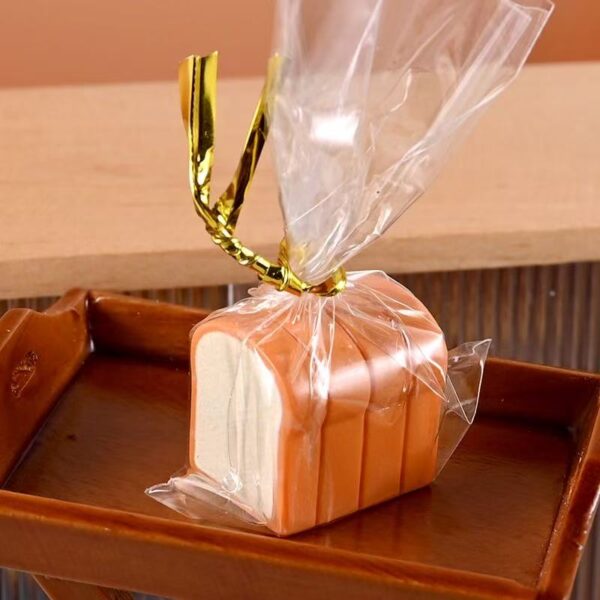 🍞Mini Toast Bread Set – 1:12 Scale Dollhouse Accessory