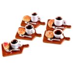 ☕Mini Coffee & Bread Tray Set