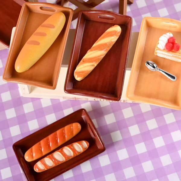 🍞Zakka-Style Mini Wooden Bread Plates