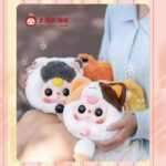 Baby Three-Fortune Cat Large Zipper Plush