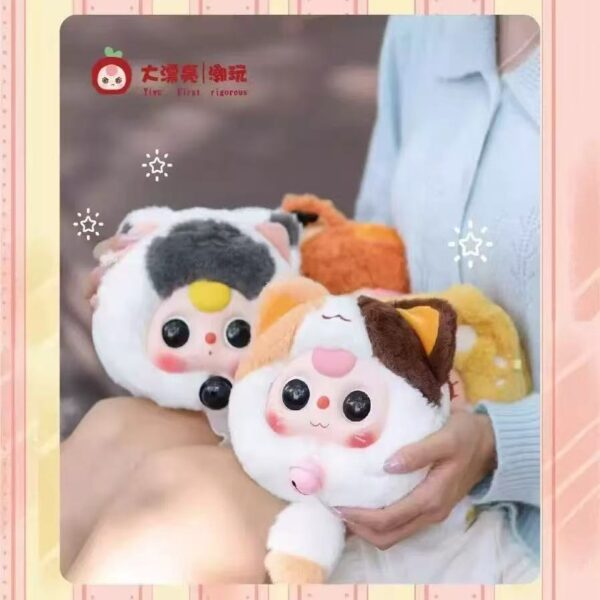 Baby Three-Fortune Cat Large Zipper Plush