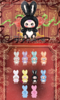 Baby Three-Lily Rabbit Town Plush