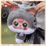 Baby Three-Fortune Cat Large Zipper Plush